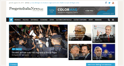 Desktop Screenshot of progettoitalianews.net